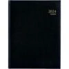 Agenda Semainier Concorde Noir - 21 X 27 Cm - Année 2024 -Bureau Produits Magasin AIG41345936