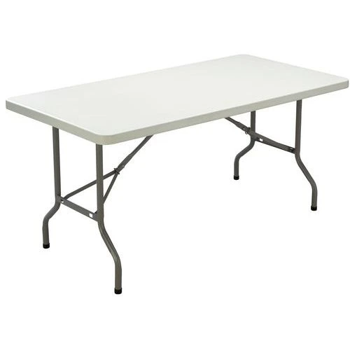 Lifetime Table Pliante Rectangle HDPE - Piétement Tubulaire 6 Lifetime Table Pliante Rectangle HDPE - Piétement Tubulaire – Image 4