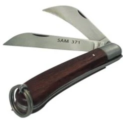 Sam Couteau Pour Electricien 2 Lames Avec Clip Inox Fme
