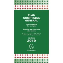 Exacompta Plan Comptable Général Avec Couverture Plastique 17,5x9cm -Bureau Produits Magasin AIG4857664