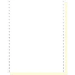 Exacompta Feuilles Listing Autocop. Blanc/jaune 240x12 2plis Bande Détachable -Bureau Produits Magasin AIG4857733