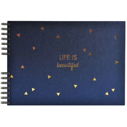 Exacompta Album Photos à Spirales 50 Pages Noires - LIFE 3 Exacompta Album Photos à Spirales 50 Pages Noires - LIFE