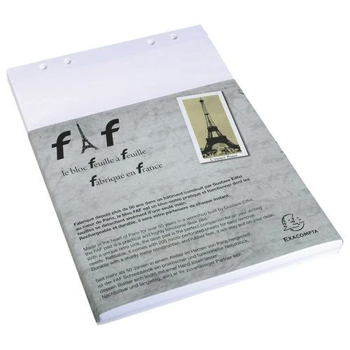 Exacompta Boîte De 5 Recharges FAF Uni 3 Exacompta Boîte De 5 Recharges FAF Uni