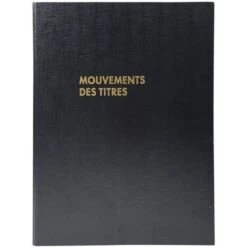 Exacompta Reliure Registre 32x24cm - Mouvements De Titres