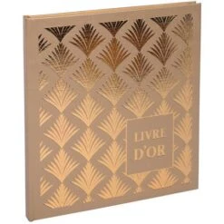 Livre D'or 140 Pages Tranche Or - PALMYRE Nude - Palmier - Exacompta