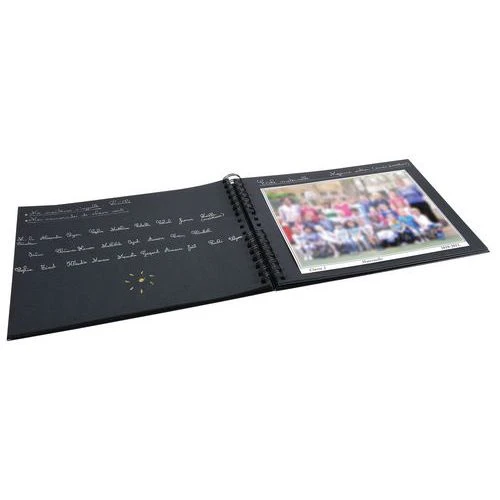 Exacompta Album Photos à Spirales 50 Pages Noires Pour Photos De Classe 3 Exacompta Album Photos à Spirales 50 Pages Noires Pour Photos De Classe