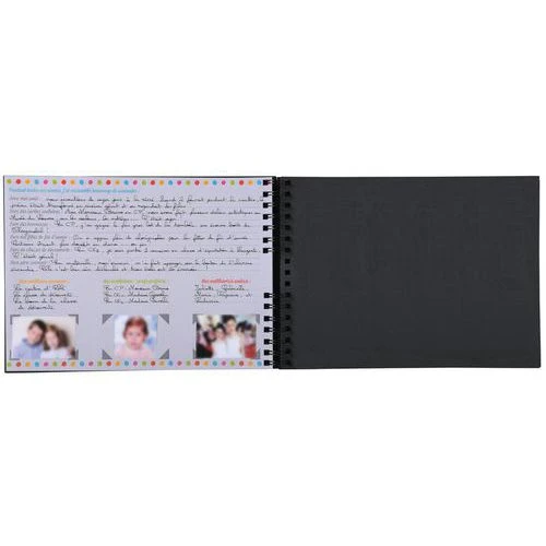 Exacompta Album Photos à Spirales 50 Pages Noires Pour Photos De Classe 4 Exacompta Album Photos à Spirales 50 Pages Noires Pour Photos De Classe – Image 2