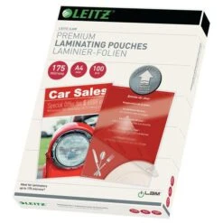 Pochette De Plastification UDT, A4, 175 Microns, Pack De 100 Leitz
