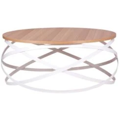 Table Basse Dario Pied Blanc -Bureau Produits Magasin AIG5274976