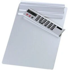 Porte-bloc WEDO, A4, Avec Calculatrice Amovible