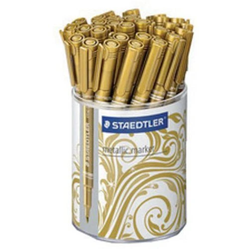 Staedtler Marqueur Permanent Metallic, Présentoir De 30 3 Staedtler Marqueur Permanent Metallic, Présentoir De 30