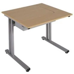 Poste Informatique Avec Rangement écran Plat Sécurisé