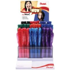 Pentel Stylo à Bille Rétractable WOW BK440