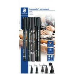Staedtler Set De 4 Marqueurs Permanents Lumocolor
