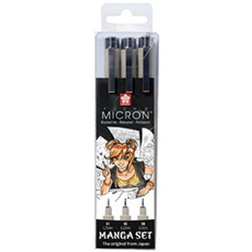 Kit Manga PIGMA MICRON 3 Kit Manga PIGMA MICRON