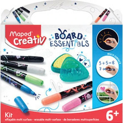 MAPED Kit De Marqueurs Creativ BOARD ESSENTIALS 3 MAPED Kit De Marqueurs Creativ BOARD ESSENTIALS