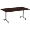 Table Carrée Plateau Mélaminé Pivotant Axe -Bureau Produits Magasin AIG6341024