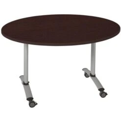 Table Ronde Plateau Mélaminé Pivotant Axe -Bureau Produits Magasin AIG6341050