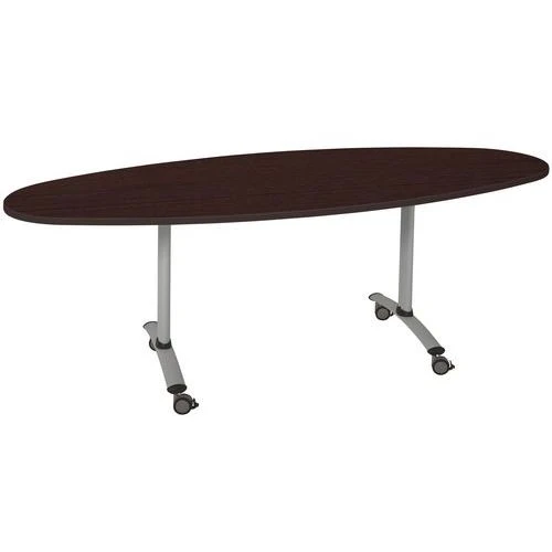 Table Ovale Plateau Mélaminé Pivotant Axe 5 Table Ovale Plateau Mélaminé Pivotant Axe – Image 3