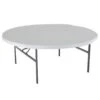 Table Pliante Lifetime Ronde 150 Cm - 8 Personnes - 4 Pieds