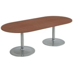 Table Conseil Ovale Pied Tulipe Avec Base Ronde -Bureau Produits Magasin AIG6479644