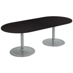 Table Conseil Ovale Pied Tulipe Avec Base Ronde -Bureau Produits Magasin AIG6479645