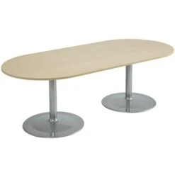 Table Conseil Ovale Pied Tulipe Avec Base Ronde -Bureau Produits Magasin AIG6483303
