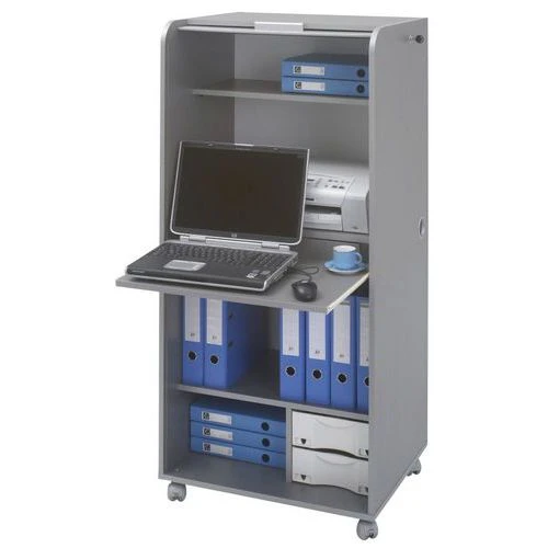 Armoire Informatique Mobile Orga Coloris Aluminium 3 Armoire Informatique Mobile Orga Coloris Aluminium