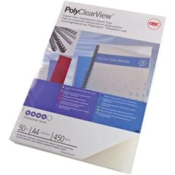 GBC® Couverture Pour Perforelieuse En PVC GBC PolyClearView