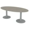 Table De Réunion Plateau Ovale Longueur 200 Cm 2 Pieds - Quadrifoglio -Bureau Produits Magasin AIG6683560
