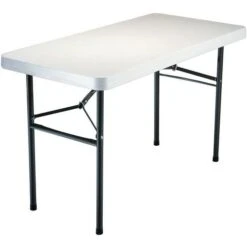 Lifetime Table Pliante Rectangle HDPE - Piétement Tubulaire