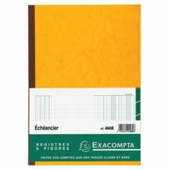 Piqûre échéancier à 12 Onglets - Exacompta -Bureau Produits Magasin AIG6900761