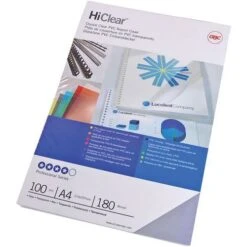 GBC® Couverture Pour Perforelieuse En PVC GBC HiClear