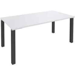 Bureau Droit EXPRIM Blanc/carbonne