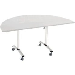 Pack Réunion Axe Stratifié 2 Tables 160cm + 2 Tables 1/2 Rondes 136cm - Manutan -Bureau Produits Magasin AIG7175646