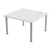Table De Réunion Tubo Carrée 120 X 120 Cm -Bureau Produits Magasin AIG7491751
