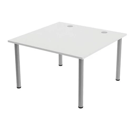 Table De Réunion Tubo Carrée 120 X 120 Cm 3 Table De Réunion Tubo Carrée 120 X 120 Cm