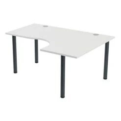 Bureau Compact Tubo Droite Retour 120 Cm