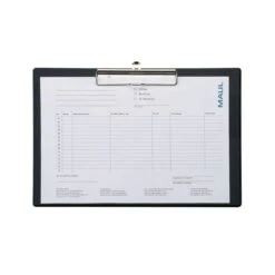 Porte-bloc Paysage Noir Avec Pince En Métal - Maul Schneider 6 Porte-bloc Paysage Noir Avec Pince En Métal - Maul Schneider -Bureau Produits Magasin AIG7493577