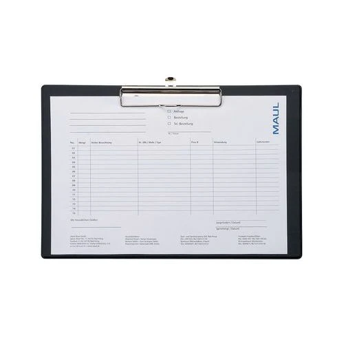 Porte-bloc Paysage Noir Avec Pince En Métal - Maul Schneider 4 Porte-bloc Paysage Noir Avec Pince En Métal - Maul Schneider – Image 2