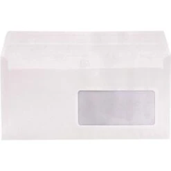Enveloppes 110x220 80g Auto Adhésive Fenêtre 45