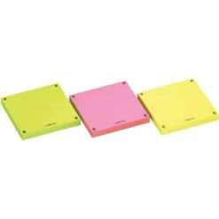 Blocs Notes Repositionnable Assortis 75x75 80F - Lot De 30x6 - Oxford