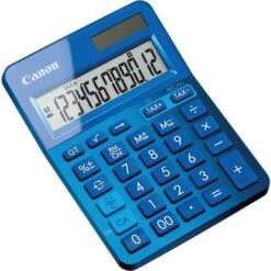 Canon® Calculatrice 12 Chiffres Bleue LS-123K-MBL - Canon -Bureau Produits Magasin AIG7510860