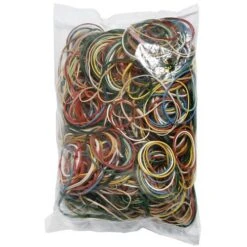 Sachet De Bracelets Caoutchouc Coloris Assortis 250g -Bureau Produits Magasin AIG7529332