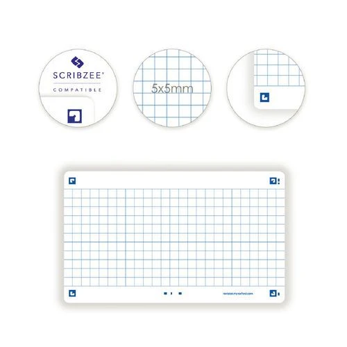 Fiches Bristol Flash 2.0 75x125mm Q5x5 Cadre Blanc - Oxford 7 Fiches Bristol Flash 2.0 75x125mm Q5x5 Cadre Blanc - Oxford – Image 5