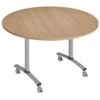 Table Ronde Plateau Mélaminé Pivotant Axe -Bureau Produits Magasin AIG8069220