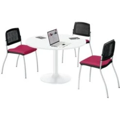 Tableau De Réunion Ronde En Plateau Eloise - L120 Cm - Eol