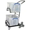 Chariot De Distribution Compact 2 Bacs Couvercle Poignée Roues étoiles 1 Chariot De Distribution Compact 2 Bacs Couvercle Poignée Roues étoiles -Bureau Produits Magasin AIG8292341