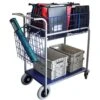 Chariot De Distribution Grande Capacité Corbeille Plateaux Et Bacs 1 Chariot De Distribution Grande Capacité Corbeille Plateaux Et Bacs -Bureau Produits Magasin AIG8292345