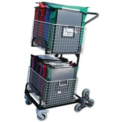 Chariot De Distribution 2 Corbeilles Roues étoilées - Outil Océans